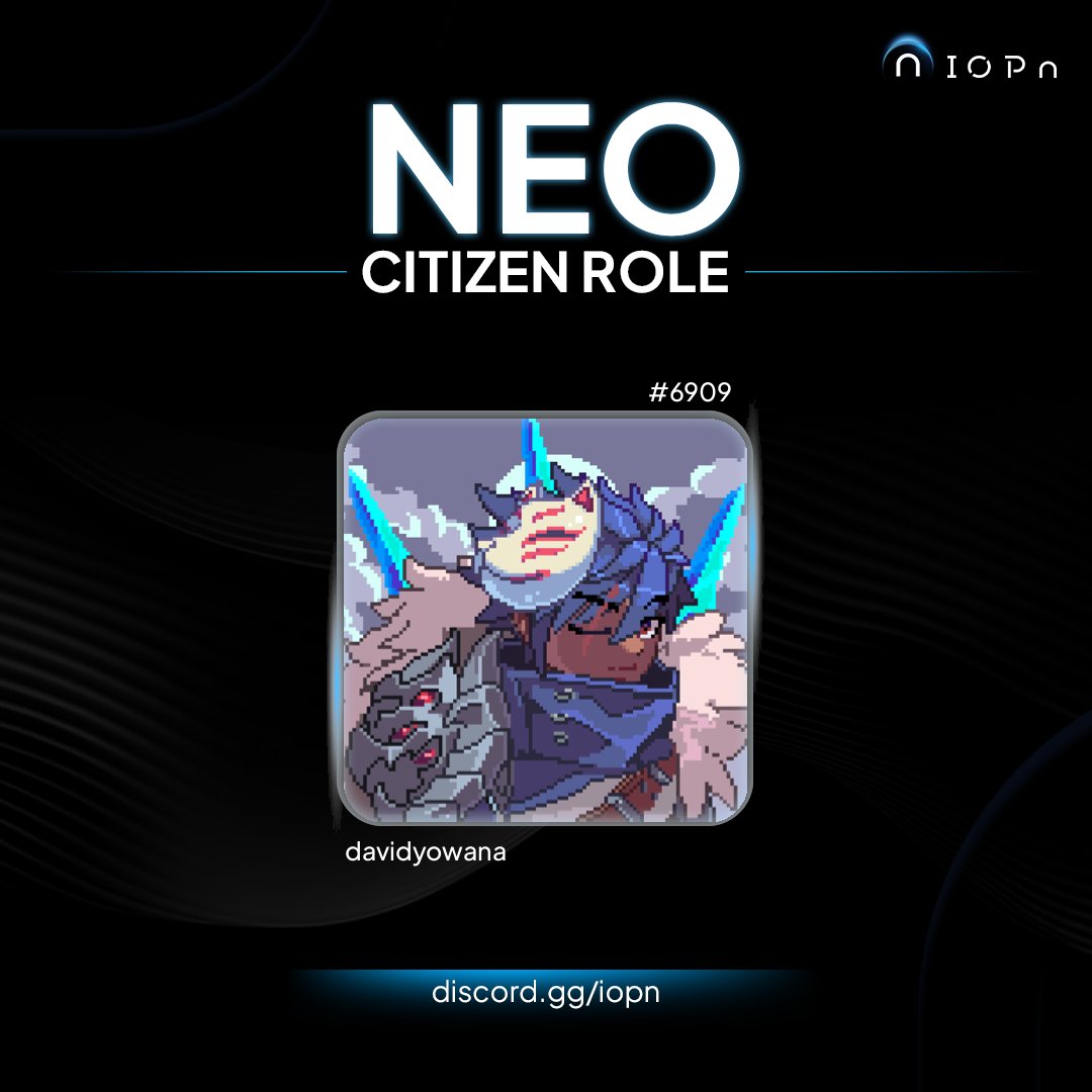 granqde's tweet photo. claimed my Neo-Citizen identity in @IOPn_io.
upcoming Layer-1 that I’m early to.
get yours at https://t.co/3NxVP9gRtk https://t.co/7clq3AArEz
