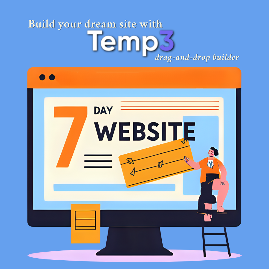 temp3io's tweet photo. 🎯Take the 7-Day website challenge! 
Build your dream site with Temp3's drag-and-drop builder - no coding needed! Share your creation with #7DayWebsiteChallenge. 
Join now: https://t.co/aEXJCKWDce🚀 

What will your site be? Drop it below! 👇 https://t.co/pvyCmaoEta