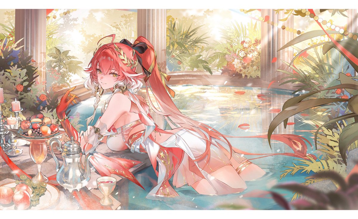 #WutheringWaves #Wuwafanart #Changli #鳴潮 #長離
画了新皮肤！(*´I`*)