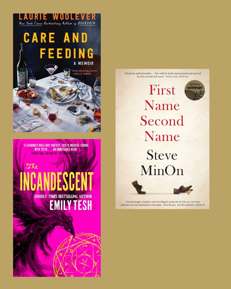 ICYMI this week's reviews: 
Jessica Stewart on Laurie Woolever's memoir Care and Feeding 
Robert Goodman on Emily Tesh's magic-school fantasy for grownups, The Incandescent 
Ben Ford Smith on Steve MinOn's award-winning debut novel First Name Second Name 
newtownreviewofbooks.com.au