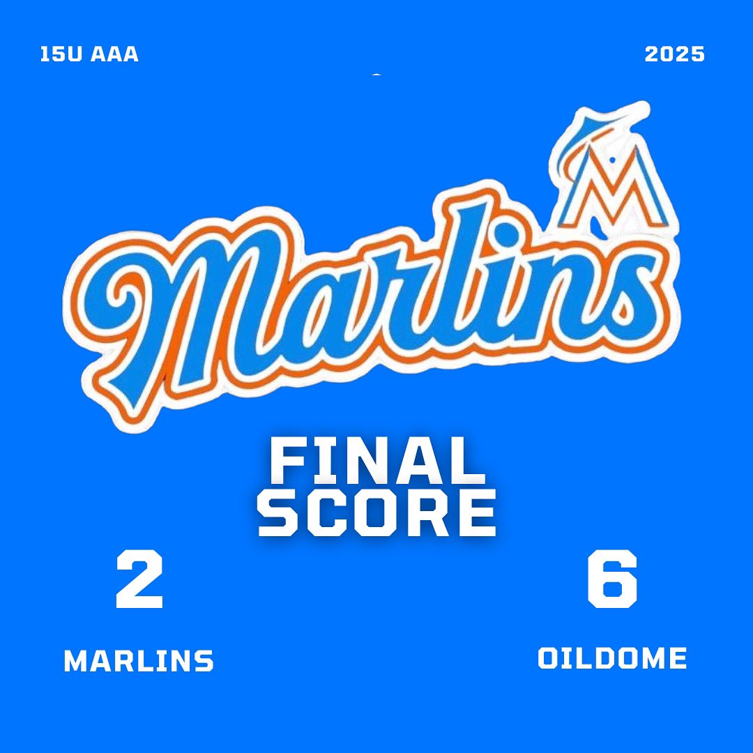 Marlins fall to Oildome in a tight game down in Deloraine. 

Cohen Burton was 2/3 while Ash Morton threw two scoreless innings with an impressive 6 strikeouts!