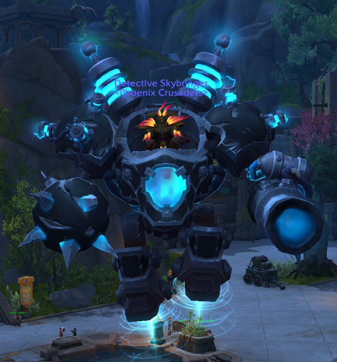 TechTim2000's tweet photo. Huge success on yesterday’s World of Warcraft stream! 🏆 Achieved Glory of the Liberation of Undermine Raider and scored the Junkmaestro's Magnetomech mount 🤖💥 That brings my total to 436/469 mounts! Almost there! #gaymer #Vtuber #streamer #cosplayer #WoW #mountcollector https://t.co/pgakMRiRUS