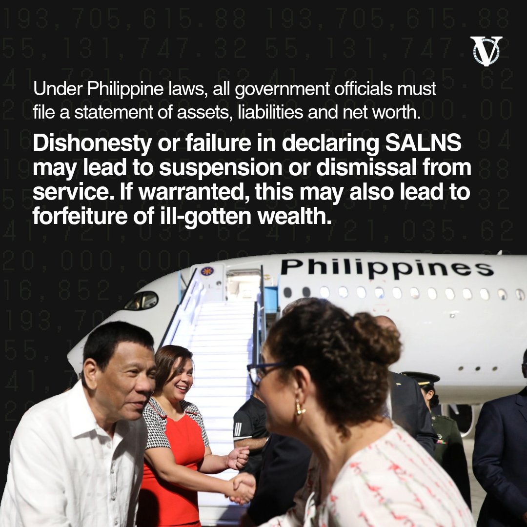 Under Philippine laws, all government officials must file a statement of assets, liabilities, and net worth (SALN)

Read VERA Files 2018 report here: vera.ph/48NbyhY