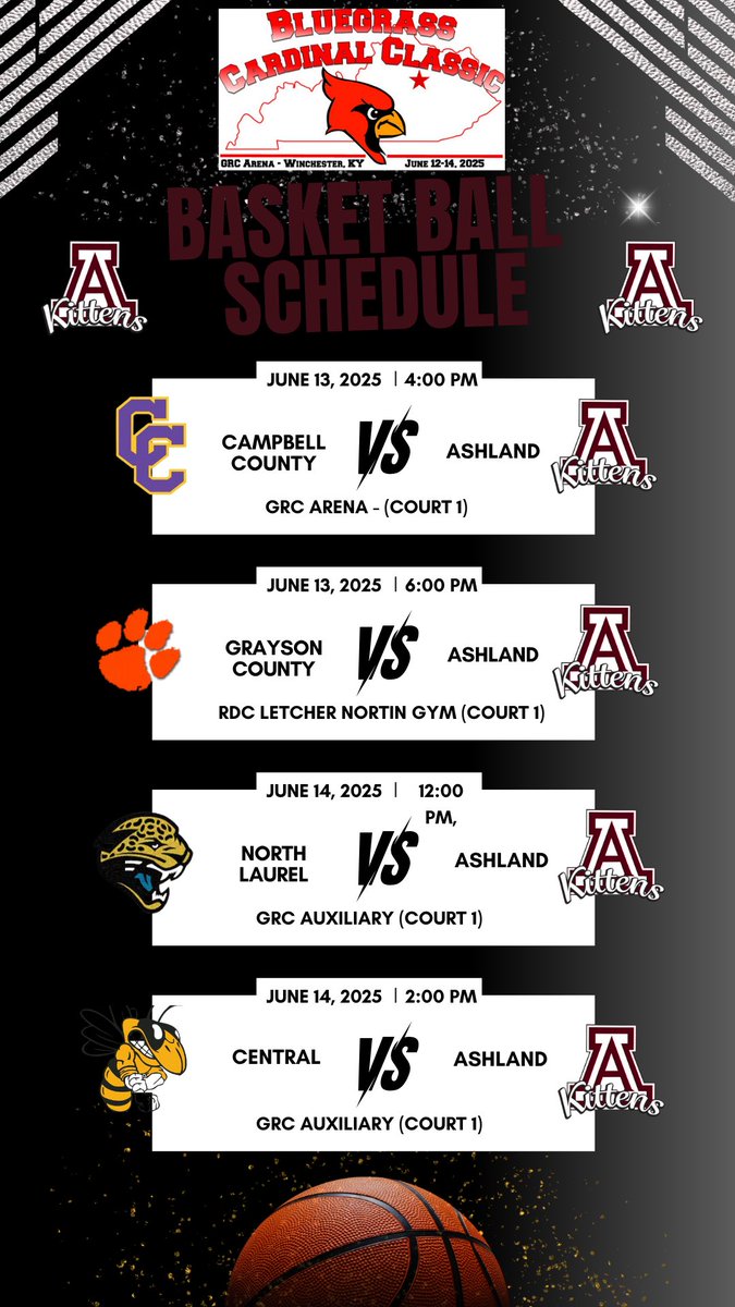 Ashland Kitten Basketball (@ashland_kittens) on Twitter photo Come check us out
NCAA Certified Live Event
<a href="/cardinal_classc/">Bluegrass Cardinal Classic</a>
<a href="/UPIKE_WBB/">UPɪᴋᴇ Wᴏᴍᴇɴ’s Bᴀsᴋᴇᴛʙᴀʟʟ⛹️♀️🐻</a> <a href="/bethanywv_wbb/">Bethany College WBB (WV)</a> <a href="/Malone_WBB/">Malone Women’s Basketball</a> <a href="/CedarvilleWBB/">Cedarville WBB</a> <a href="/MSUBobcatsWBB/">Montana State WBB</a> <a href="/Towson_WBB/">Towson Women's Basketball</a> <a href="/LUMO_WBB/">LUMO Women’s Basketball</a> <a href="/EarlhamWBB/">Earlham WBB</a> <a href="/MacBulldogsWBB/">McPherson Women's Basketball</a> <a href="/LRUWBB/">Lenoir-Rhyne Women's Basketball</a> <a href="/CULionsWBB/">Columbia Women's Basketball</a> <a href="/MarianWBB/">Marian Women's Basketball</a> <a href="/UWFWBB/">UWF Women's Basketball</a> <a href="/UVAWISEWBB/">UVA WISE BASKETBALL</a> <a href="/CofCWBB/">Charleston Women’s Hoops</a> <a href="/INTechWarriors/">Indiana Tech Warriors</a> <a href="/IUKWBB/">IU Kokomo Women’s Basketball</a> <a href="/TTUWBB/">Tennessee Tech Women’s Basketball</a> Come check us out
NCAA Certified Live Event
<a href="/cardinal_classc/">Bluegrass Cardinal Classic</a>
<a href="/UPIKE_WBB/">UPɪᴋᴇ Wᴏᴍᴇɴ’s Bᴀsᴋᴇᴛʙᴀʟʟ⛹️♀️🐻</a> <a href="/bethanywv_wbb/">Bethany College WBB (WV)</a> <a href="/Malone_WBB/">Malone Women’s Basketball</a> <a href="/CedarvilleWBB/">Cedarville WBB</a> <a href="/MSUBobcatsWBB/">Montana State WBB</a> <a href="/Towson_WBB/">Towson Women's Basketball</a> <a href="/LUMO_WBB/">LUMO Women’s Basketball</a> <a href="/EarlhamWBB/">Earlham WBB</a> <a href="/MacBulldogsWBB/">McPherson Women's Basketball</a> <a href="/LRUWBB/">Lenoir-Rhyne Women's Basketball</a> <a href="/CULionsWBB/">Columbia Women's Basketball</a> <a href="/MarianWBB/">Marian Women's Basketball</a> <a href="/UWFWBB/">UWF Women's Basketball</a> <a href="/UVAWISEWBB/">UVA WISE BASKETBALL</a> <a href="/CofCWBB/">Charleston Women’s Hoops</a> <a href="/INTechWarriors/">Indiana Tech Warriors</a> <a href="/IUKWBB/">IU Kokomo Women’s Basketball</a> <a href="/TTUWBB/">Tennessee Tech Women’s Basketball</a>