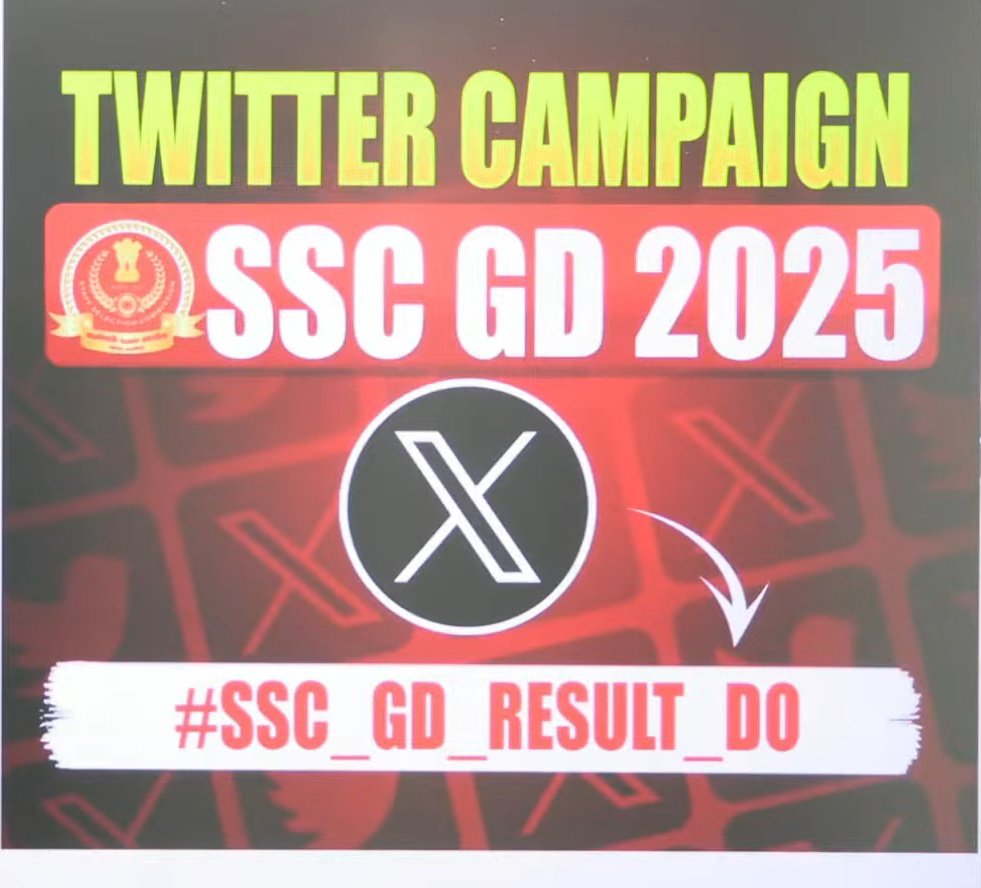 Sourav Mishra (@souravm686) on Twitter photo SSC GD 2025 का exams हुए कितना दिन हो गया अब कब result दोगे भाई 💕 कितने लोगों की शादियां रुकी हुई हैं तुम्हारे इंतजार में SSC GD 💐 और तुम हॉकी मानते नहीं
#SSC_GD_RESULT_DO
<a href="/PMOIndia/">PMO India</a> <a href="/DoPTGoI/">DoPT</a> <a href="/DrJitendraSingh/">Dr Jitendra Singh</a> <a href="/aajtak/">AajTak</a> <a href="/TheLallantop/">The Lallantop</a> <a href="/Lallanpost/">Lallanpost</a> <a href="/GaganPratapMath/">Gagan Pratap 🇮🇳</a> <a href="/rojgarwithankit/">Rojgar with Ankit</a> SSC GD 2025 का exams हुए कितना दिन हो गया अब कब result दोगे भाई 💕 कितने लोगों की शादियां रुकी हुई हैं तुम्हारे इंतजार में SSC GD 💐 और तुम हॉकी मानते नहीं
#SSC_GD_RESULT_DO
<a href="/PMOIndia/">PMO India</a> <a href="/DoPTGoI/">DoPT</a> <a href="/DrJitendraSingh/">Dr Jitendra Singh</a> <a href="/aajtak/">AajTak</a> <a href="/TheLallantop/">The Lallantop</a> <a href="/Lallanpost/">Lallanpost</a> <a href="/GaganPratapMath/">Gagan Pratap 🇮🇳</a> <a href="/rojgarwithankit/">Rojgar with Ankit</a>