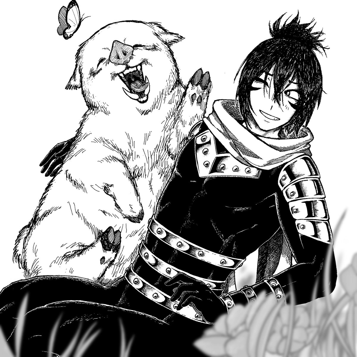 StephaToast 💜🗡️ (@onsoku_stan) on Twitter photo Commissioned by <a href="/rerere_no_tsuki/">only pig god fan</a> !!
Thank you so much it's adorable and you nailed it!!! Pls tattoo me?!?! Commissioned by <a href="/rerere_no_tsuki/">only pig god fan</a> !!
Thank you so much it's adorable and you nailed it!!! Pls tattoo me?!?!