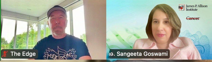 Milind Javle (@javlemilind) on Twitter photo Our friend <a href="/SGoswamiMDPhD/">Sangeeta Goswami, MD,PhD</a> with <a href="/U2/">U2</a> The Edge # making cancer history <a href="/MDAndersonNews/">MD Anderson Cancer Center</a> Our friend <a href="/SGoswamiMDPhD/">Sangeeta Goswami, MD,PhD</a> with <a href="/U2/">U2</a> The Edge # making cancer history <a href="/MDAndersonNews/">MD Anderson Cancer Center</a>