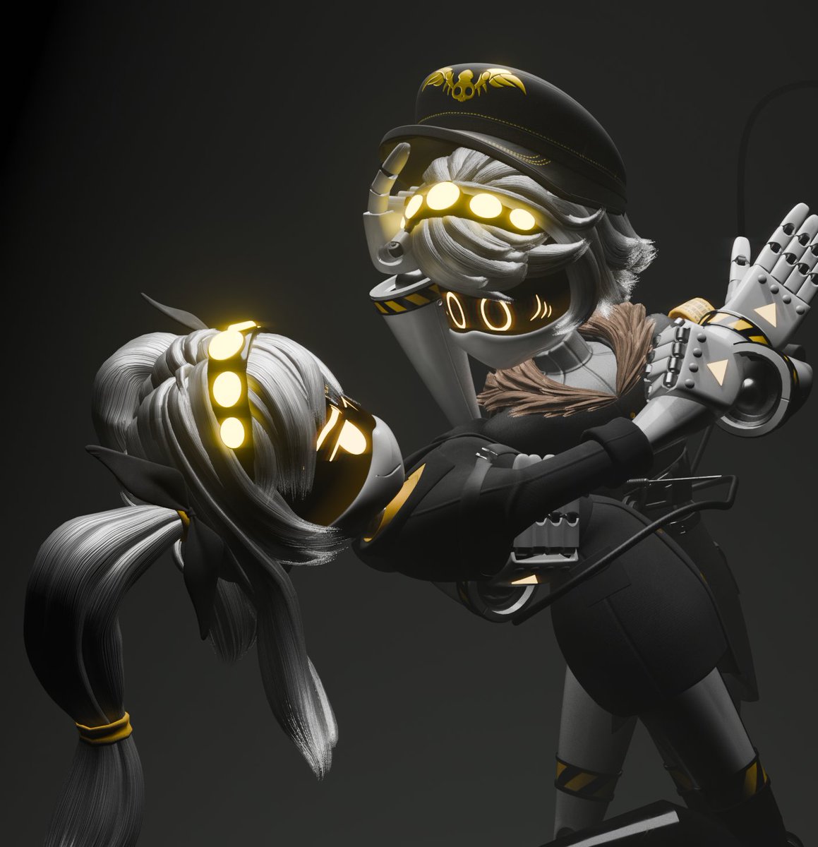 CrowThings_'s tweet image. &quot;Don&apos;t tell me you&apos;re nervous,Stud?&quot;               

#codegold #murderdrones #SerialDesignationJ #serialdesignationN