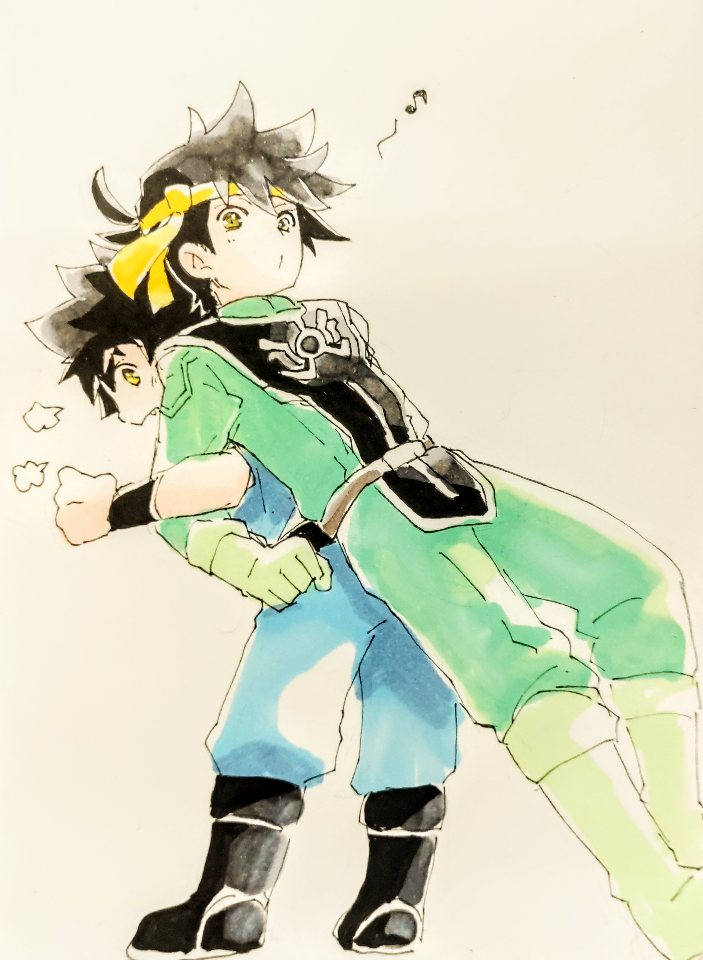 らくがき。気の置けないダポくん