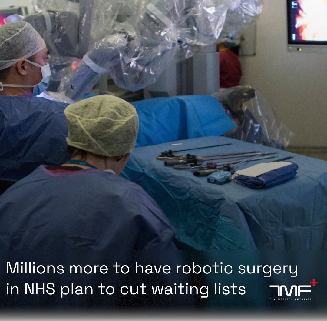 If there is evidence, that's definitely a way of filling in the doctor shortage gap!

To shorten elective waiting times, the number of patients undergoing robot-assisted surgery is expected to rise from 70,000 to 500,000 a year by 2035.

"By 2035, nine out of 10 keyhole surgery