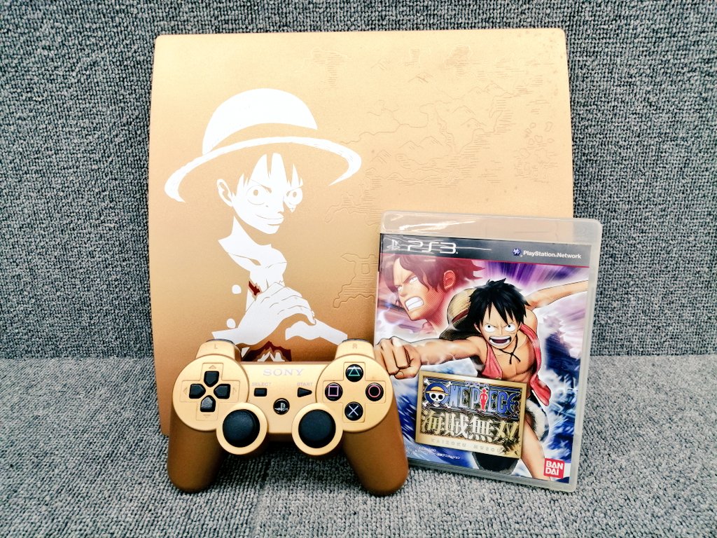 ワンピース 海賊無双オリジナルモデルのPS3買い取りいたしました!‼️
なんといっても、この色は高級感がありますね！
ソフトもセットなのですぐに遊べちゃいますよ😉
＃ハードオフ
＃ハードオフ松阪
＃ゲーム機
＃ワンピース
＃買い取りもお待ちしております