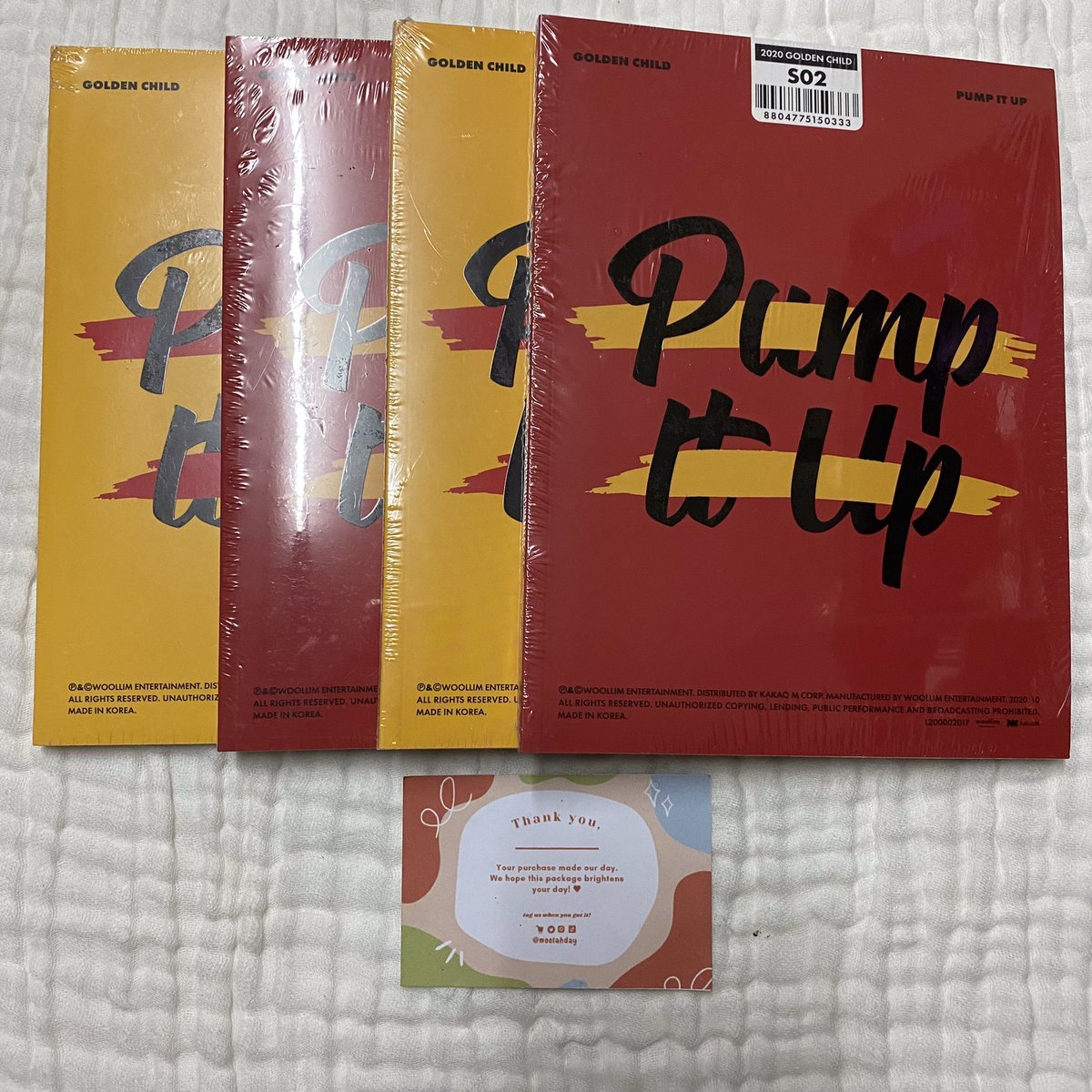 MoolahDay's tweet photo. 🌟06.12 SALE🌟

wts | lfb | ph

✨ GOLDEN CHILD - PUMP IT UP ALBUM

✔️SEALED
✔️W/ POSTER 

₱299 each + LSF 

#MoolahDayOnhand
#MoolahDaySale

🏷 golcha goldenness daeyeol Y jangjun tag seungmin jaehyun jibeom donghyun joochan bomin https://t.co/vgdwCRI9Su