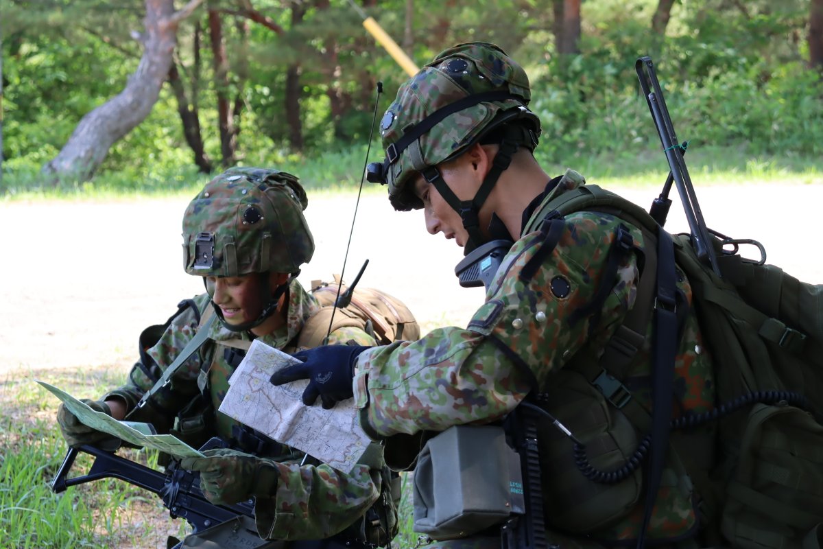 TagajoGSDFpr's tweet image. #第22即応機動連隊 は、王城寺原演習場において「第2次連隊野営訓練」を実施しました。徒歩行進をはじめとする訓練を通じて、部隊の練度向上に努めました。