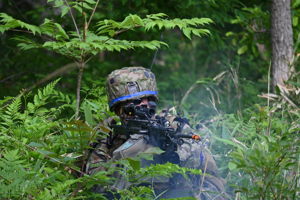 TagajoGSDFpr's tweet image. #第22即応機動連隊 は、王城寺原演習場において「第2次連隊野営訓練」を実施しました。徒歩行進をはじめとする訓練を通じて、部隊の練度向上に努めました。