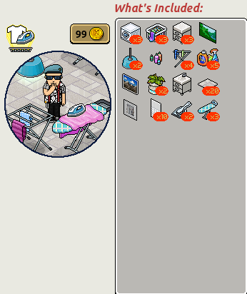 Retweet to win the "Habbo Laundry bundle" - badge included ♥

.com only, ends on Sunday ☀️
