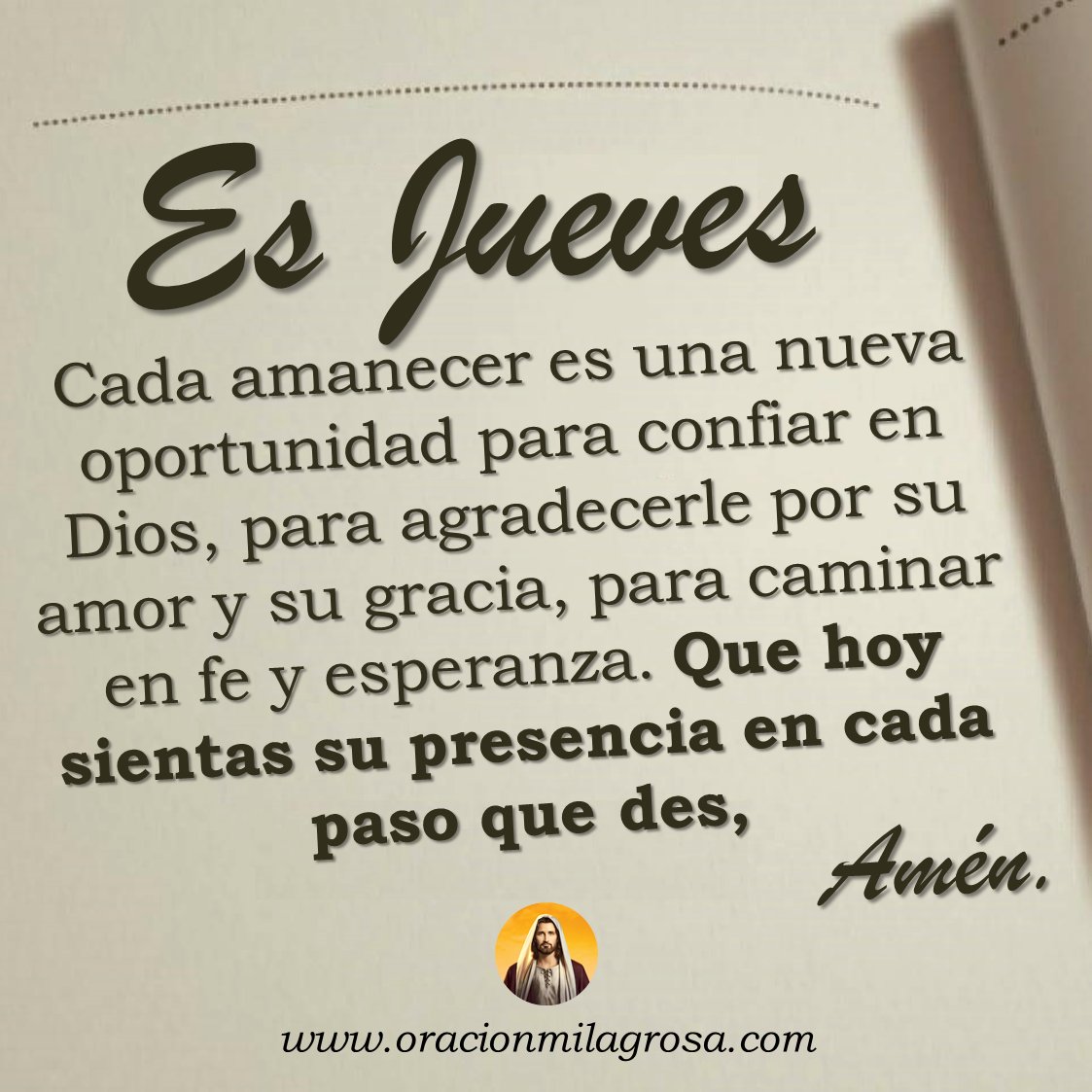 Oración para hoy jueves 12 de junio 👉 youtu.be/PlYv_LVpcUU ✨