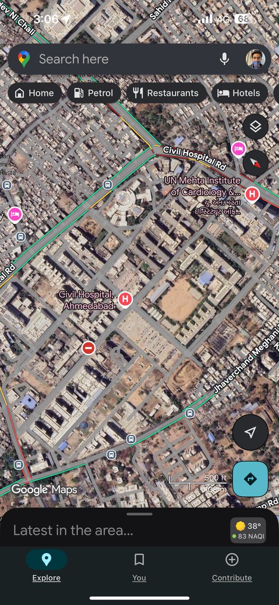 🚨BREAKING! 
Unconfirmed reports that the #Ahmedabad plane crash happened over the B J Medical college campus. It is just adjacent to the airport. 

Reports of injured #healthcare workers coming in.
We pray for the safety of our colleagues and everyone affected by this tragedy.