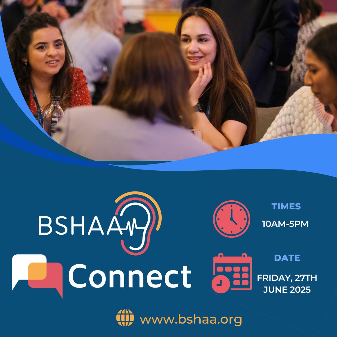 JUST OVER TWO WEEKS - BSHAA CONNECT, MANCHESTER!

Join fellow hearing care professionals for a full day of CPD and professional networking.

📅 Friday 27th June 2025 
⏰ 10:00 – 17:00
📍 Panorama Suite, Portland House, Manchester

💻 Book now via: bshaa.org