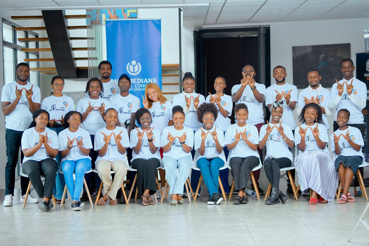 claudine mutsangalire (@mutsangali73443) on Twitter photo Après le lancement du projet Art+Feminism, j'ai été sélectionné parmi les dix filles dynamiques du club U-report filles, qui ont poursuivi un #WorkShop ainsi que des anciens #wikimédiens dans une période de deux jours.
<a href="/LydieKahambu/">Lydie kahambu</a>
<a href="/NasibuEl/">Valentin Nas</a>
<a href="/WikimediaRDC/">Wikimedia RDC</a>
#ArtAndFeminism Après le lancement du projet Art+Feminism, j'ai été sélectionné parmi les dix filles dynamiques du club U-report filles, qui ont poursuivi un #WorkShop ainsi que des anciens #wikimédiens dans une période de deux jours.
<a href="/LydieKahambu/">Lydie kahambu</a>
<a href="/NasibuEl/">Valentin Nas</a>
<a href="/WikimediaRDC/">Wikimedia RDC</a>
#ArtAndFeminism