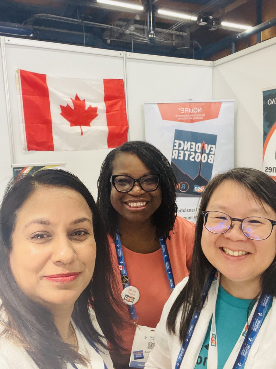 Day 4 at #ICNCongress2025 proudly representing <a href="/RNAO/">RNAO</a> 
#BPSO and NQuIRE. 
<a href="/DorisGrinspun/">Dr. Doris Grinspun 🇨🇦 RN, PhD, FAAN, O.ONT</a> <a href="/JanetCheeRNAO/">Janet Chee</a> <a href="/mish_rey/">Michelle Rey</a> <a href="/MorganHoffarth/">Morgan Hoffarth</a>