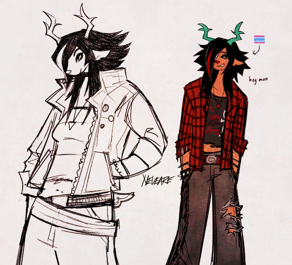 Transmasc Dess who cheered #deltarune