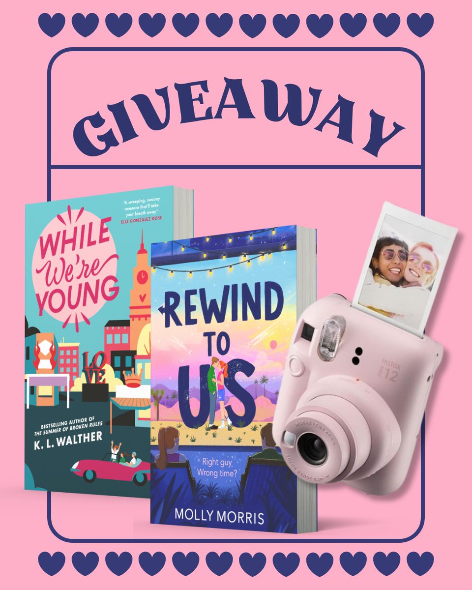 Harper Fire (@harperfirebooks) on Twitter photo We’ve teamed up with <a href="/EMTeenFiction/">Electric Monkey⚡🐵 📚</a> for a DREAMY giveaway! 😍
Win a copy of Rewind to Us by <a href="/weirdmolly/">Molly Morris</a> & While We’re Young by @klwalther9! PLUS an instax camera to capture summer memories! ☀
To enter head to the link!✨Ts&cs apply, must end 11.59pm! bit.ly/4l03b7N We’ve teamed up with <a href="/EMTeenFiction/">Electric Monkey⚡🐵 📚</a> for a DREAMY giveaway! 😍
Win a copy of Rewind to Us by <a href="/weirdmolly/">Molly Morris</a> & While We’re Young by @klwalther9! PLUS an instax camera to capture summer memories! ☀
To enter head to the link!✨Ts&cs apply, must end 11.59pm! bit.ly/4l03b7N