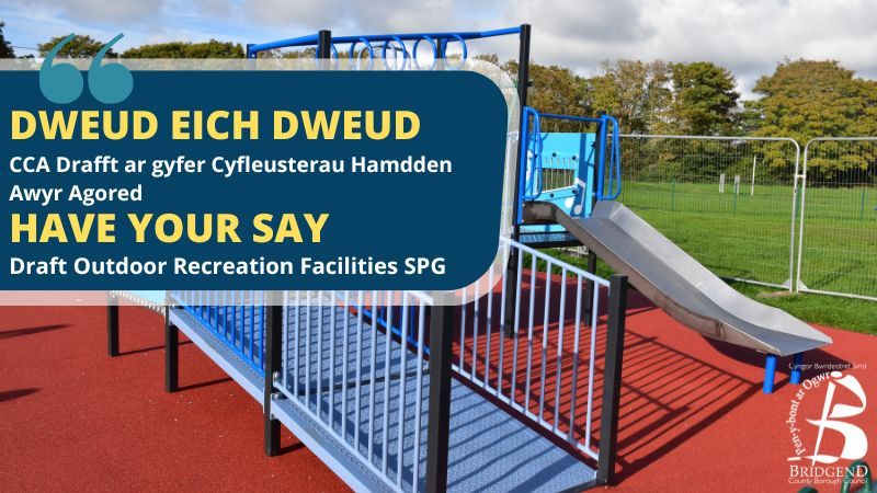 New and improved recreation spaces are being planned with our Draft Outdoor Recreation Facilities SPG 🌳

This is your chance to help influence local green recreation space development for a more active community.

📅 Closing date: 02 July

🔗 bridgend.gov.uk/residents/plan…