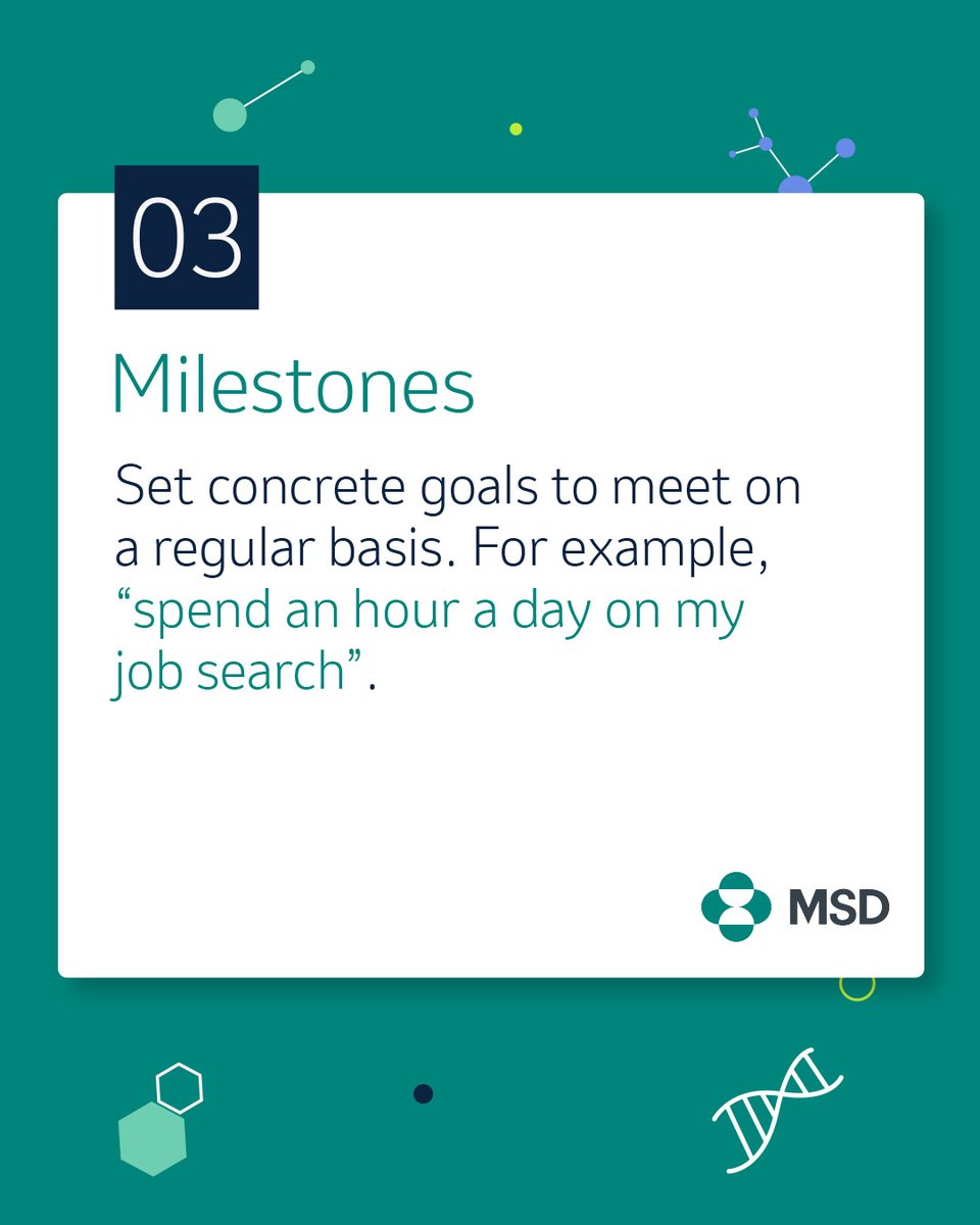 🔎 You've set your sights on a new career this year and quickly realized that a #jobsearch can be overwhelming. Follow these tips to help set clear, actionable goals to stay on track. 

Start by exploring our open roles today: bit.ly/4gA1qMc 

#MSDCareers #Hiring
