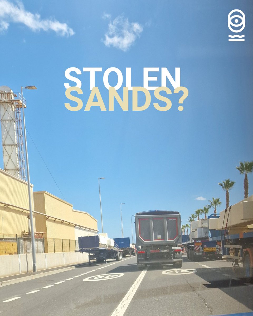 wsrw's tweet photo. Near a million tonnes of sand was exported from occupied #WesternSahara to the #Canaries during the last five years, a new WSRW report reveals.
https://t.co/SIVUf4hi9W https://t.co/vPF69GLbne