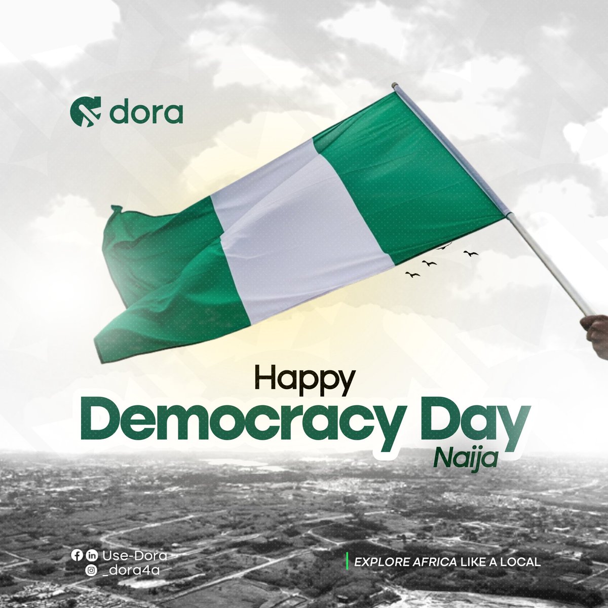 usedora4a's tweet photo. Exploring Africa, celebrating Nigeria—empowered by freedom.
Happy Democracy Day, NAIJA! 🇳🇬
#DemocracyDay
#usedora
#ComingSoon https://t.co/DZXoNd6HwH