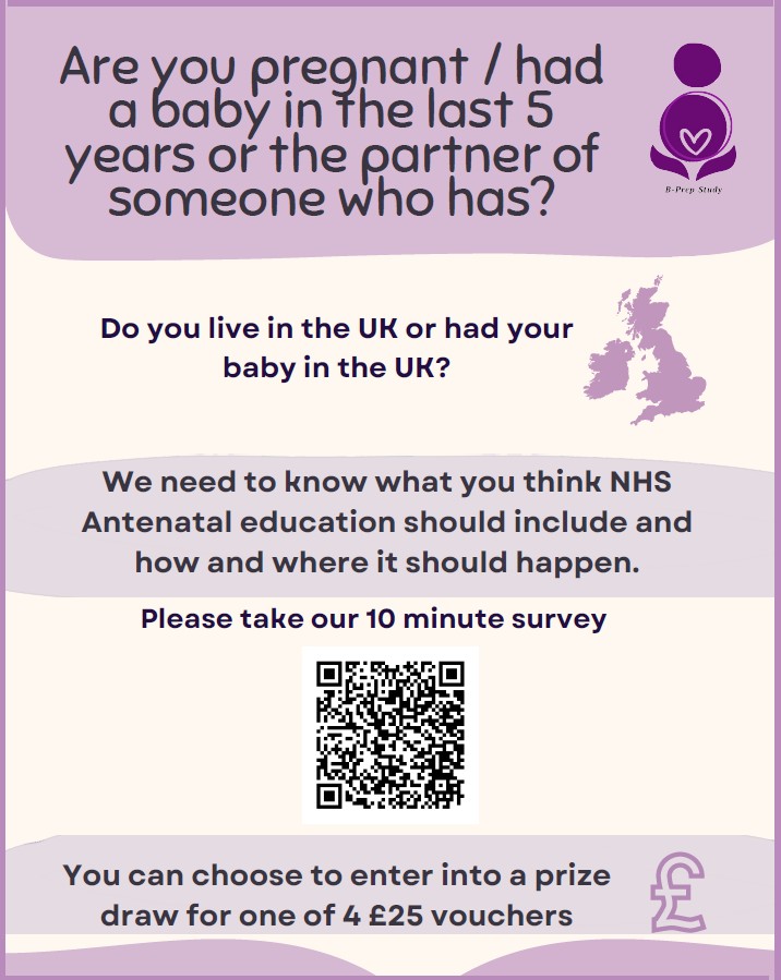Liverpool Women's (@liverpoolwomens) on Twitter photo Are you currently pregnant or have had a baby in the last 5 yrs? Are you a partner of someone who is/has? Please complete a short survey about antenatal education: orlo.uk/BXSc1 or contact bprep@liverpool.ac.uk for more info. Enter a prize draw to win a £25 voucher Are you currently pregnant or have had a baby in the last 5 yrs? Are you a partner of someone who is/has? Please complete a short survey about antenatal education: orlo.uk/BXSc1 or contact bprep@liverpool.ac.uk for more info. Enter a prize draw to win a £25 voucher