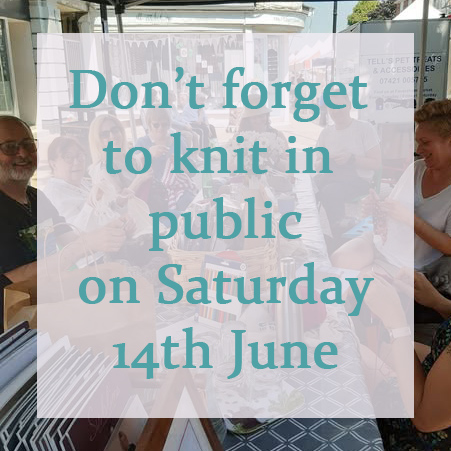 It is World Wide Knit in Public Day on Saturday 14 June. This is when you are encouraged to take you knitting out and about - meet friends with yarn in a coffee shop, or go to an organised event.
We're adding the yarn shops hosting events to our blog post ukhandknitting.wordpress.com/2025/06/09/kni…