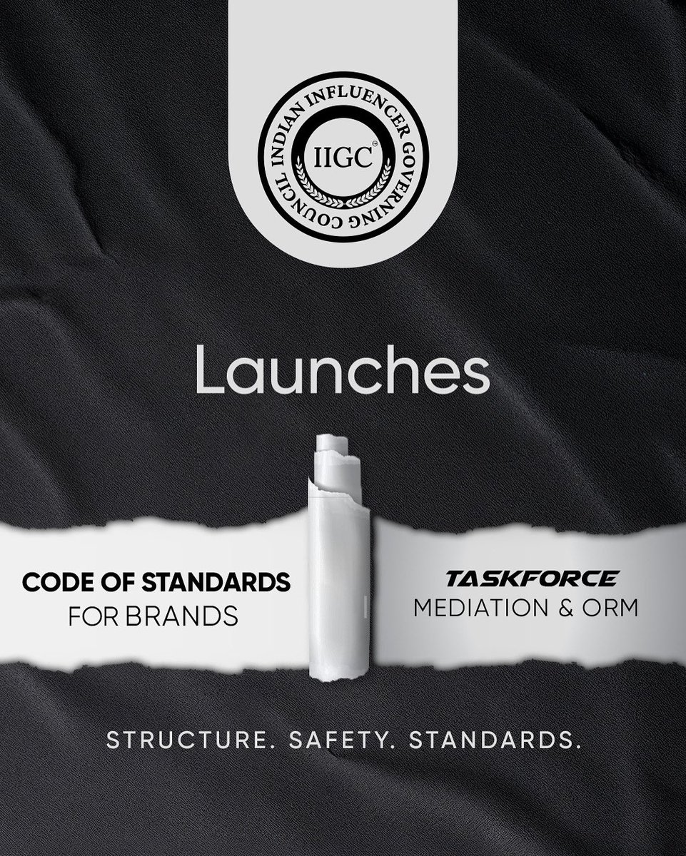 IIGC_official's tweet photo. Setting a new benchmark today: Launching the IIGC Code of Standards for Brands – your guide to ethical campaigns – and the IIGC Task Force, offering conflict mediation and reputation support.
Code of Standards: https://t.co/D911OYHKev
 Task Force: https://t.co/A9ogiPEsBX https://t.co/mzBNQx0tjS