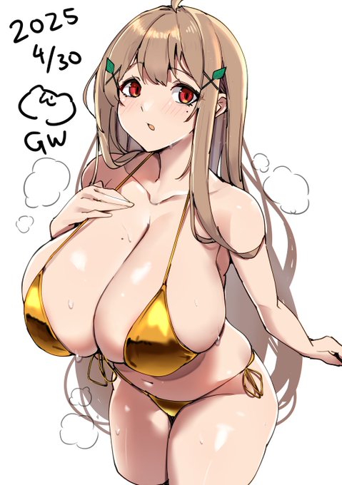 #水着からしか得られない栄養があるので見た人も貼る
おっぱい 