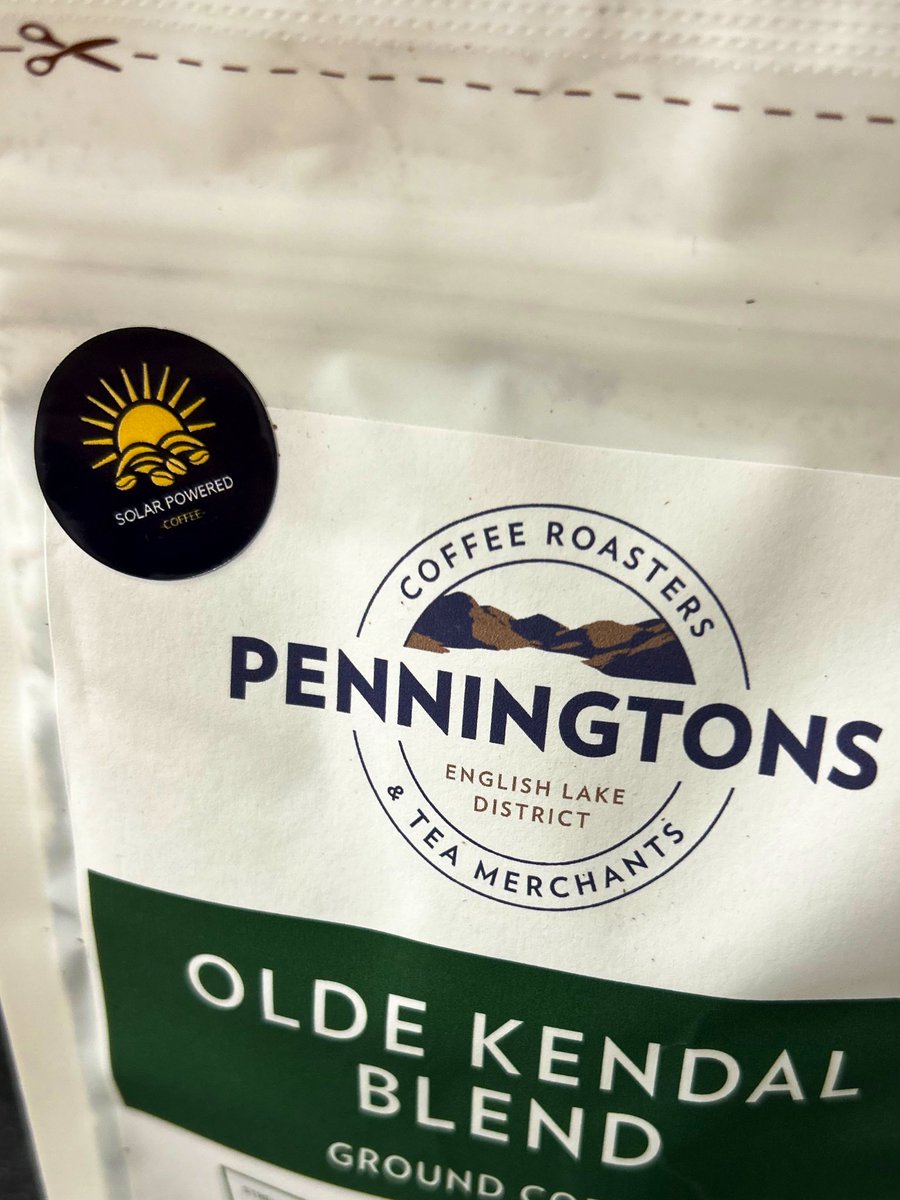 Retail bags quite literally getting a #glowup with the addition of a #solarpowered coffee sticker