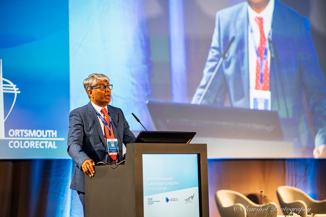 🌟 #PCC25 Day 2 🌟
<a href="/JimkhanMD/">Jim Khan</a>
A deep dive into #coloniccancer &amp; advanced #CME surgery at the 9th Portsmouth Colorectal Congress.

🎥 Live surgery by Prof Jim Khan will showcase cutting-edge minimally invasive &amp; #robotic techniques at lunch time.

🌍 surgical innovation
<a href="/ACPGBI/">@ACPGBI</a>