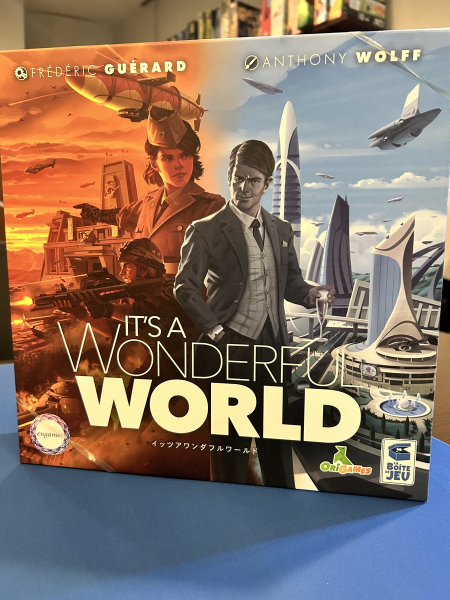 Gais__board's tweet photo. ✏️ブログ更新しました✏️

今回はボードゲーム紹介‼️

カードドラフトゲームの名作 
「イッツアワンダフルワールド」を紹介します💪

全員同時プレイのサクサク進行で、
短時間で何回も楽しめるゲームです‼️

https://t.co/FfjhaxzFs4 https://t.co/i2qN5tbQt2