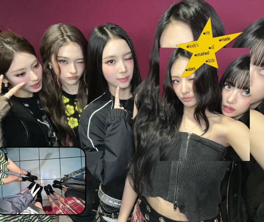 vmeovv's tweet photo. Uhm, while everyone’s out here snapping pics with this iconic backdrop, of course we had to join the moment too. Because why wouldn’t we serve looks? https://t.co/ludA1cHUrk