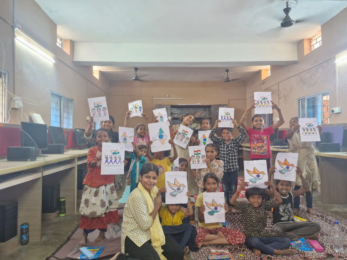 Abhedya2015's tweet photo. A Day of National Pride at Camp 🇮🇳
Today’s summer camp theme was National Pride!
Children learned about our national symbols, sang the national anthem with pride, and created beautiful artwork — from tricolour birds to handmade flags.
The day ended with more craft and lemon race. https://t.co/YJWXh3TjHe