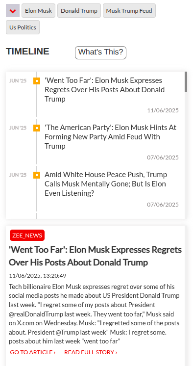 Manotr_mind's tweet photo. #ElonMusk's spat with #DonaldTrump ends with a quiet phone call from Musk to Trump. The Tesla CEO had taken aim at Trump online, but backed down after pressure from the President's inner circle. #muskvstrump  https://t.co/acMCLsEjqw https://t.co/HcLZdK1d5I