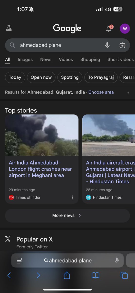 Tragic plane crash