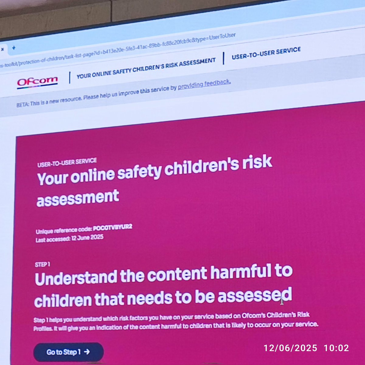 datachainrisk's tweet photo. Online Safety #Children's Risk Assessment presentation by #Ofcom at Reed Smith Office, London https://t.co/dWx4UTDESf