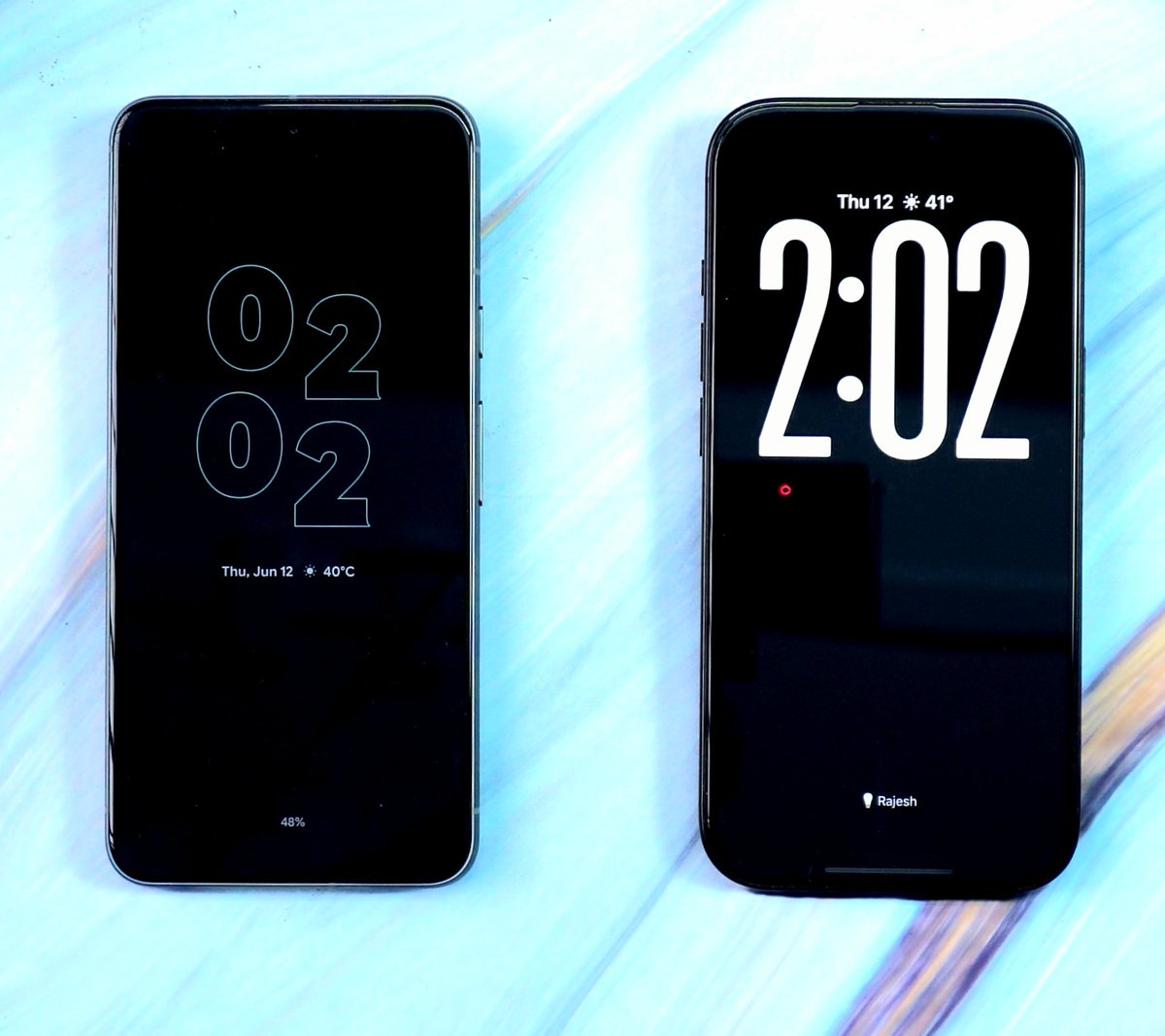 Android 16 AOD vs iOS 26 AOD  
Which one nails the Always-On Display better?