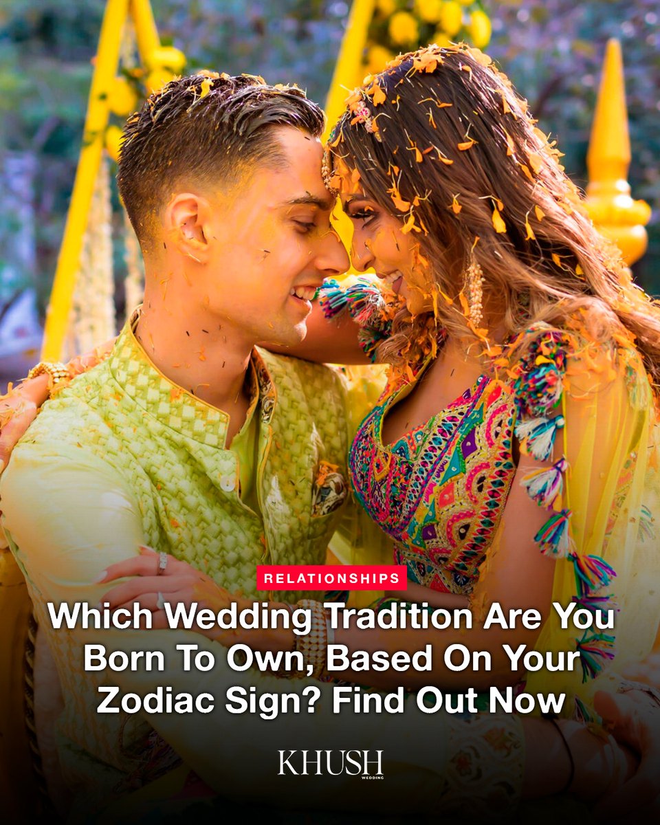 What if your wedding personality wasn’t just your outfit... but your star sign?

Leo = Baraat drama
Taurus = Mehendi luxury
Cancer = Kanyadaan tears
Virgo = clipboard queen

Weddings are cosmic theatre. So tell me, which tradition are you?

khushwedding.com/inspiration/20…