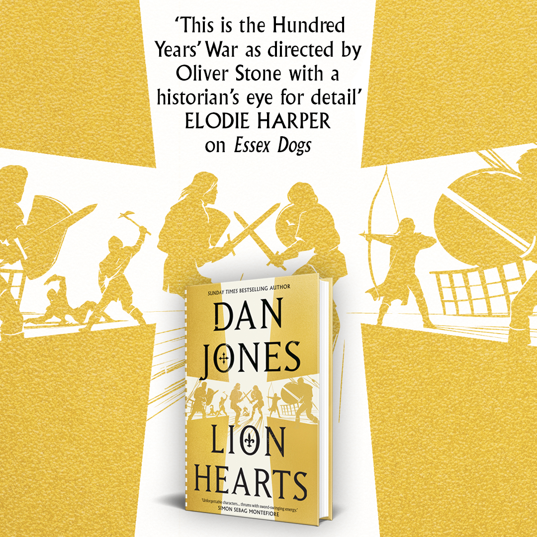 THE GREATEST FIGHTERS HAVE EVERYTHING TO LOSE…

#LionHearts is the thrilling, unmissable conclusion to the #EssexDogs trilogy by Sunday Times bestselling historian <a href="/dgjones/">Dan Jones</a> ⚔️ 

Coming this July: geni.us/lionhearts