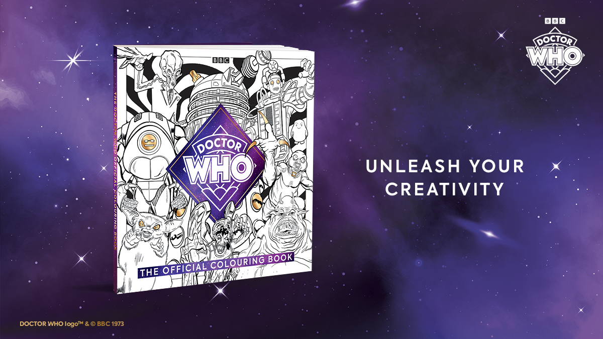 Get ready to embark on a colourful journey through time and space with The Official Doctor Who Colouring Book – but be warned, it's bigger on the inside! 🖍️

Grab your copy here: lnk.to/DWColouring

#DoctorWho