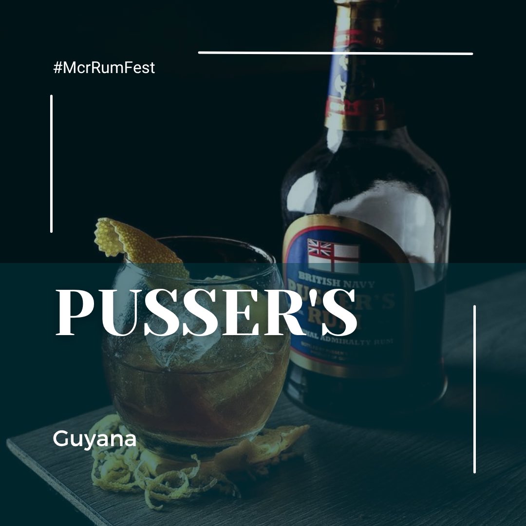 Pusser’s Rum: Royal Navy Rum made to the Admiralty’s specifications. 

Pick up your ticket and experience for yourself the <a href="/Pussers/">Pusser's Rum</a> range via the link below!

designmynight.com/manchester/eve…

#McrRumFest
