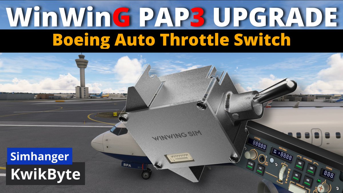 Following my review of the PAP3 unit, I take a look at the auto throttle upgrade from WinWing. Aimed at the Boeing Pilot enthusiast. The Mag Switch option was provided to the channel at no cost for the purposes of review.  #msfs #winwing
youtu.be/7R8Edy3VbLI