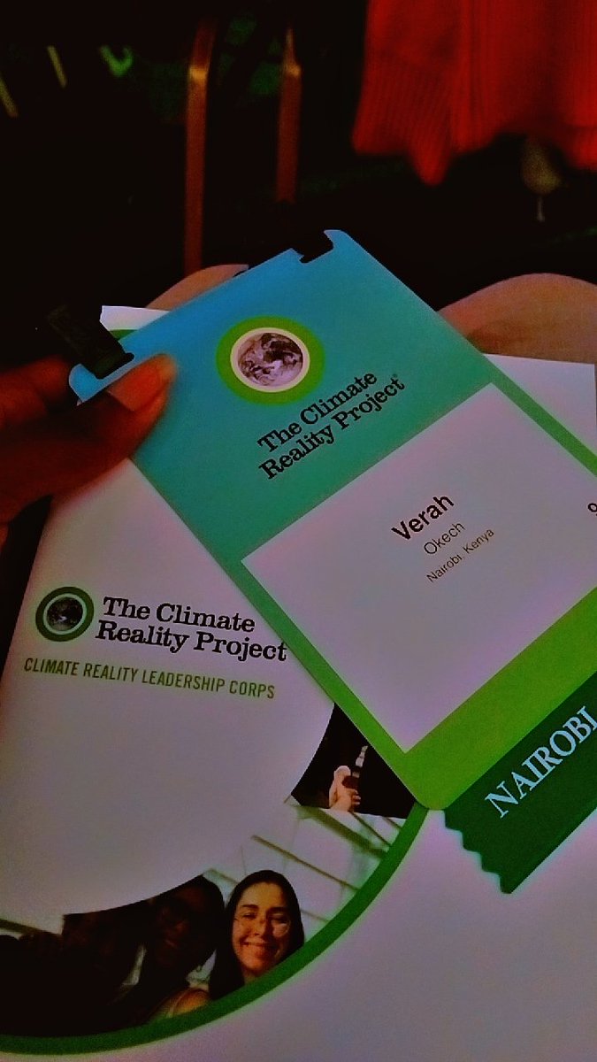 OkechVee's tweet image. Grateful to be part of the Climate Reality Leadership Corps training in Nairobi. Learning, connecting, and grounding my commitment to climate action with a community that truly cares. 🌍💚
#ClimateRealityproject #ClimateLeadership #realitytour #ActOnClimate #kunec