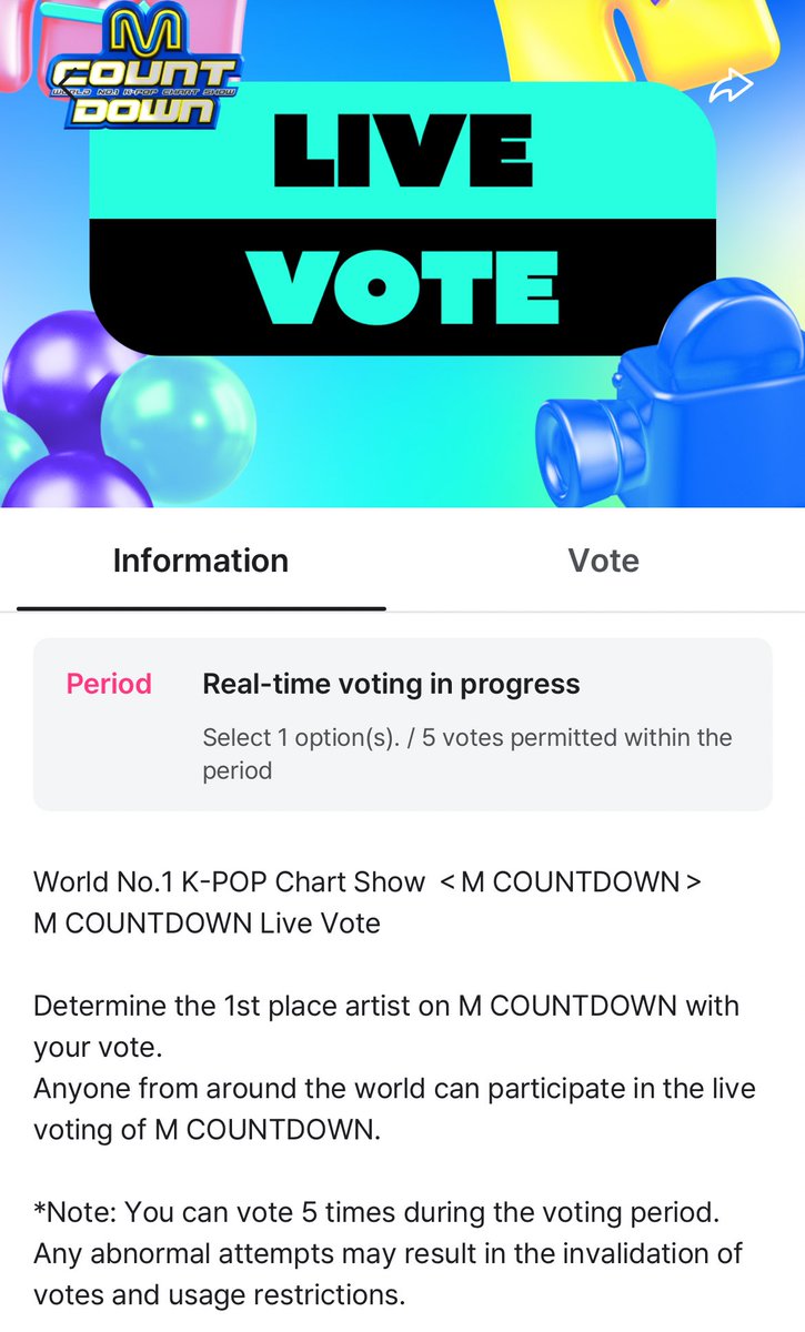 02byjay's tweet photo. ‼️HELP RT TO SPREAD‼️

ENGENEs! LIVE VOTING ON MNET+ IS NOW OPEN‼️ WE ONLY HAVE 1 HOURS‼️

Head to the MNET+ app right now and cast your live votes for #ENHYPEN 💥

🗳️ 1 account = 5 votes (only valid on one device)
🔗 https://t.co/aBoFDDpR8r

WE HAVE CHANCE, WE CAN WIN ON MCOUNTDOWN, ENGENEs! KEEP PUSHING FORWARD! 💪💙